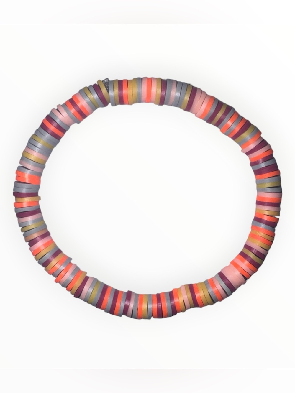 3 FOR $10 HANDCRAFTED Colourful Clay Beaded Bracelet